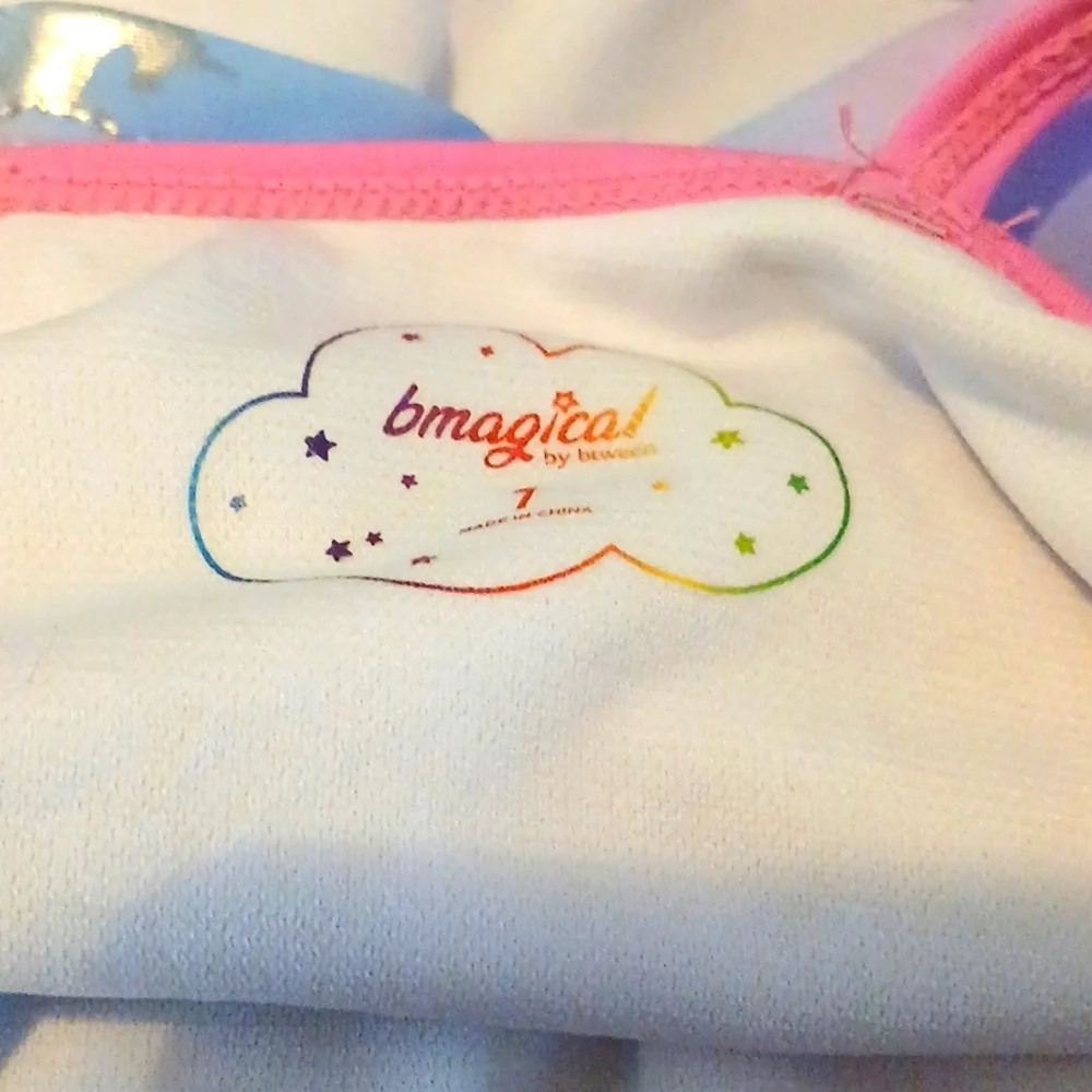 Bmagical Girl Magic Swim Bikinis Blue and Pink Size 7 🔥5💰 If You Get Bundle🔥